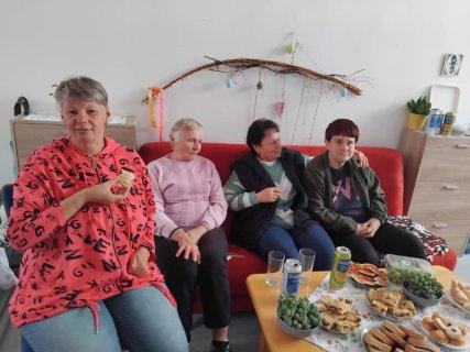 Posezení v Chráněném bydlení Kunovice