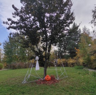 Přípravy na halloweenskou slavnost v plném proudu!