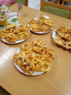 pečení jablečných šátečků